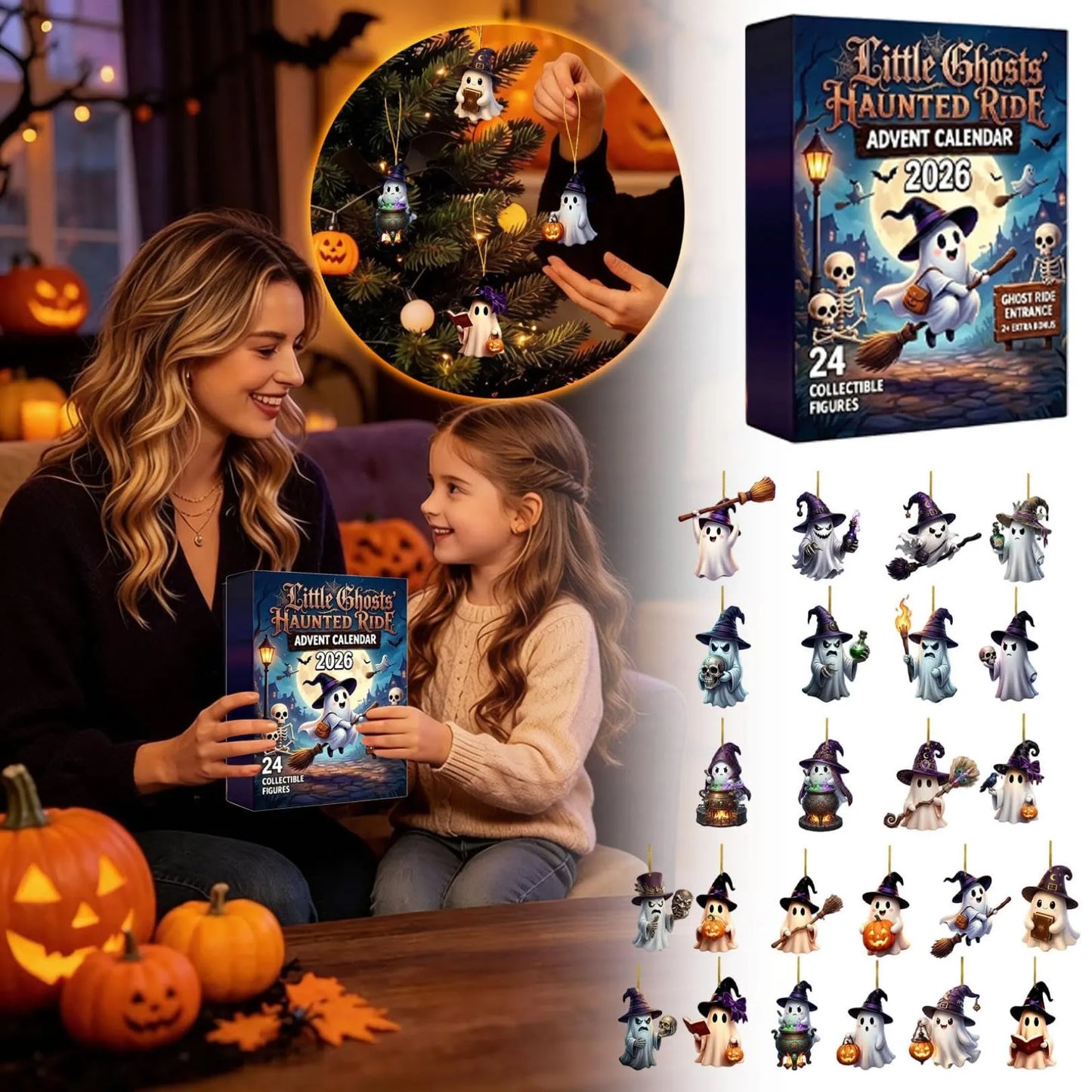 👻Halloween Ghost Advent Calendar 2026🎁