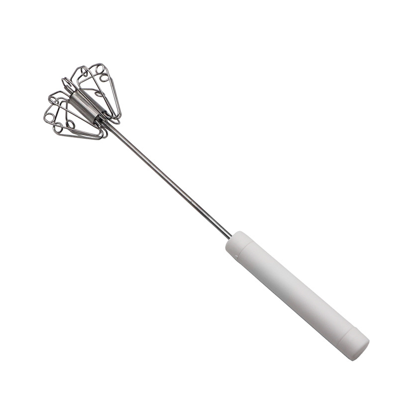 🥣 Stainless Steel Semi-Automatic Hand Mixer – Compact & Effortless Design ⚡ Lightweight & Space-Saving for Quick Kitchen Mixing 🍳
