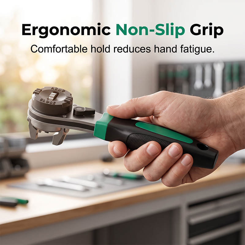📢📢49% OFF !!!⏰60-Tooth Adjustable Ratchet Wrench