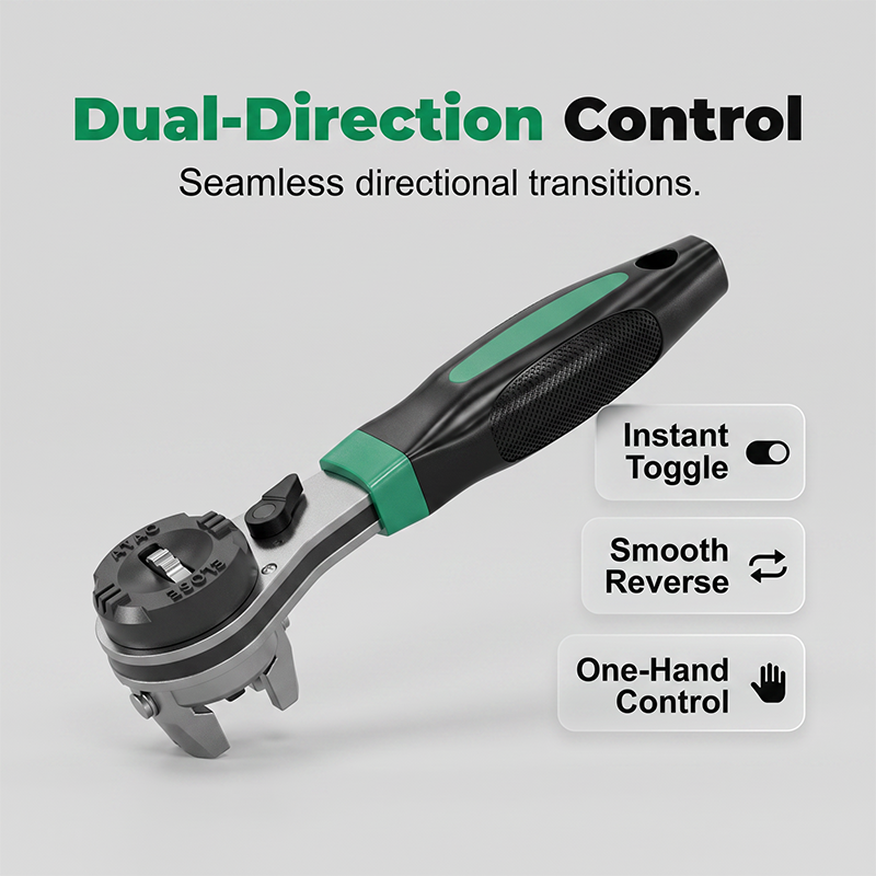 📢📢49% OFF !!!⏰60-Tooth Adjustable Ratchet Wrench